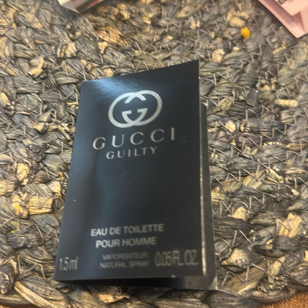 5/$25.00 Brand New Gucci Guilty  sample bundle save perfume travel spray